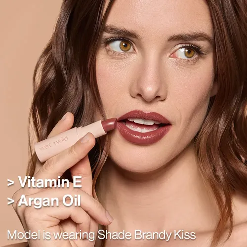 Wet n Wild Labial Satinado Perlado Rich Satin Brandy Kiss