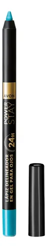 Lapiz Delineador En Gel Power Stay Ojos Avon 24hs Color Tropical Teal