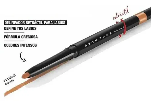 Lapiz Delineador Retractil Labios Avon Glimmerstick Canela