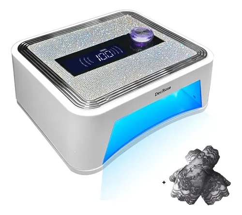 Lámpara De Uñas Led Uv Inalámbrica Decrose 120w