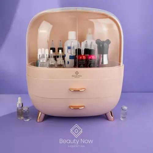 Organizador Porta Cosmeticos – Maquillaje – Makeup – Grande Color Rosa