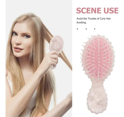 Peine De Dientes Anchos Para Cabello Mujer Masaje Acético