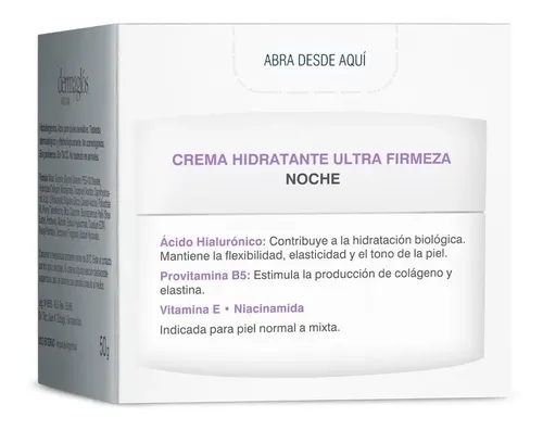 Dermaglós Crema Hidratante De Noche Ultra Firmeza 50g Todo Tipo De Piel Noche