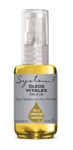 Reparador De Puntas Oleos Vitales System 3 30ml Anti Frizz