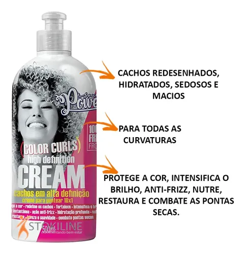 Soul Power Crema De Peinar Color Curls Alta Definicion 500g