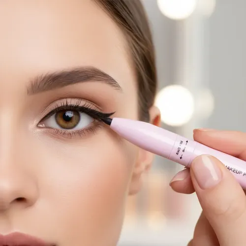 Lapiz Maquillaje 4 En 1 Delineador Ojos Cejas Labios Ilumina