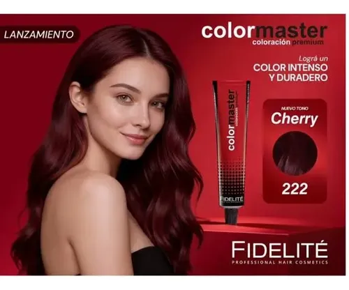 4 Tinturas Tono Cherry 222 Colormaster 60gr