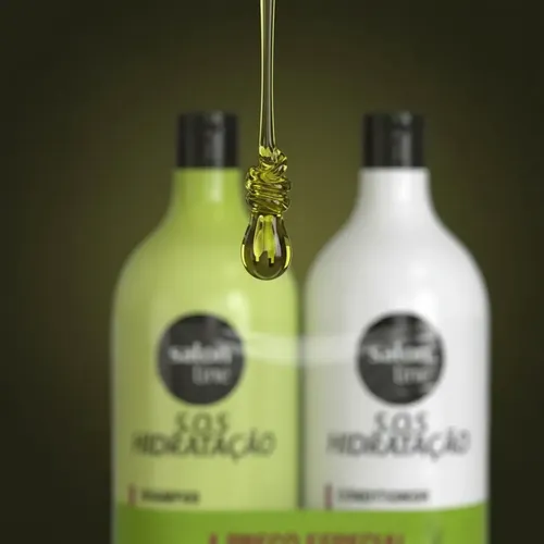 Kit Shampoo+acondicionador Aceite De Oliva De 1 L Salon Line