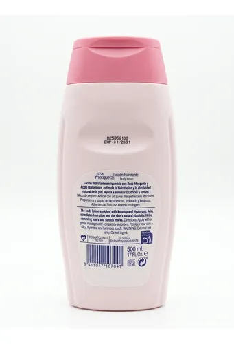Hidratante Corporal De Rosa Mosqueta 1/2 Litro(500 Ml)grande
