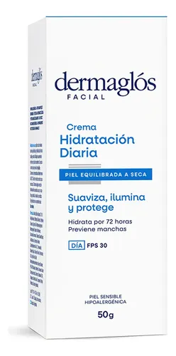 Dermaglos Crema Hidratacion Diaria Piel Equilibrada Fp30 50g
