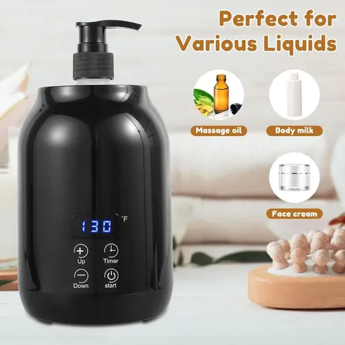 -cyd Calentador De Aceite Para Masaje Profesional 2 Botellas Cyd