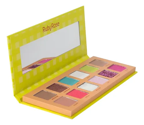 Ruby Rose Spring Breeze Paleta 12 Sombras Ojos Brillo