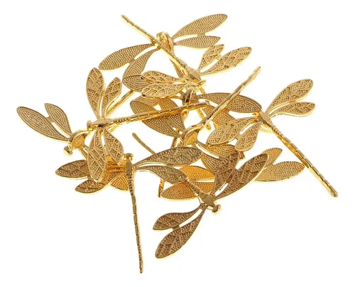 Adornos Para El Cabello De Cristal Joyas Dorado