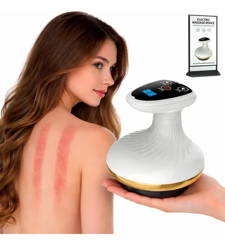 Dispositivo Eléctrico Gua Sha For Herramienta De Masaje De Blanco