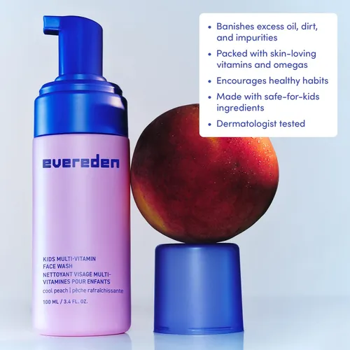 Jabón Facial Evereden Peach, Paquete De 2 Unidades, 100 Ml