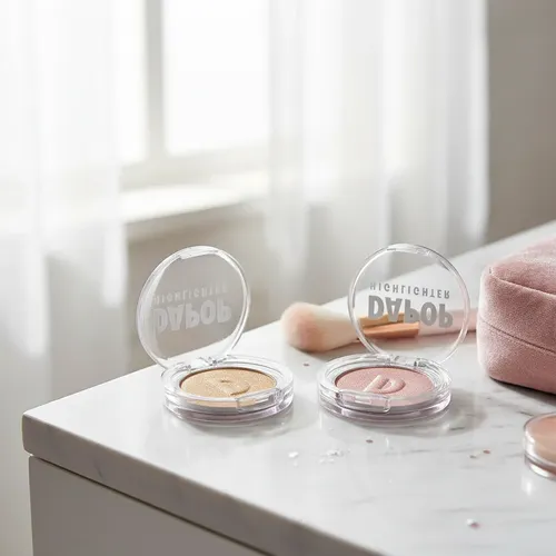 Iluminador Compacto Dapop Highlighter Maquillaje Rostro