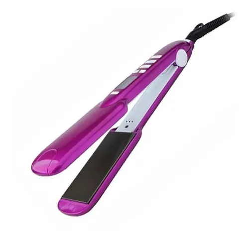 Planchita De Pelo Alisadora Vanta Titanium Violeta 220v 9c