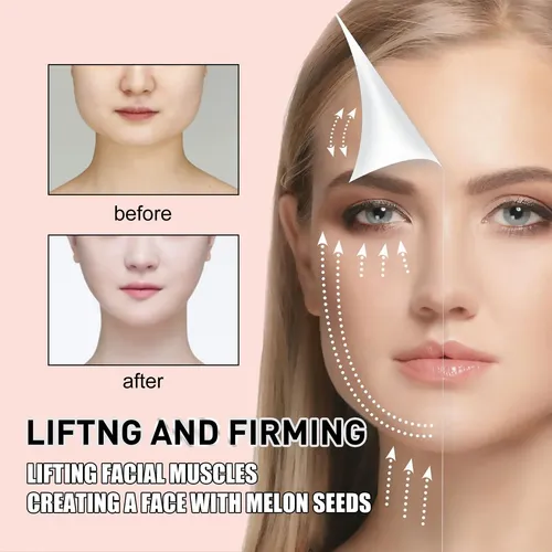 Parche De Estiramiento Facial De Melón En Forma De V, Parche