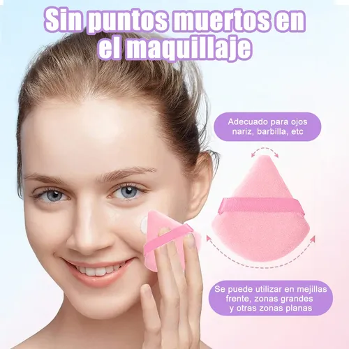Kit 14 Esponjas De Maquillaje Rosa Medianas