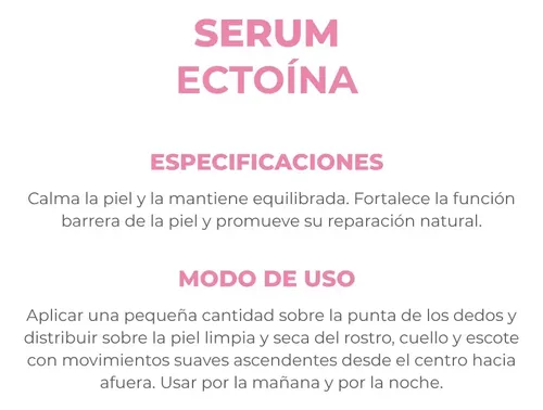 Dermaglós Ectoína Serum Facial Fortalecedor Piel Sensible