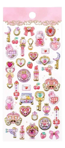 Pegatinas 3d Detalles De Con Relieve Cristalino Pegatinas Re