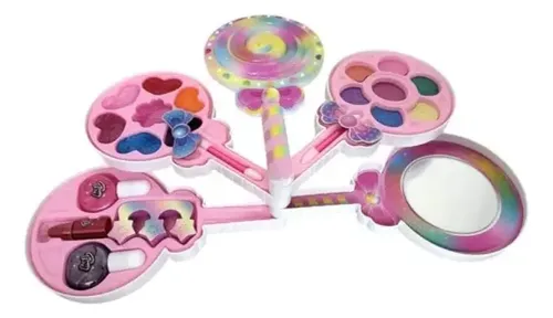 Set De Maquillaje Infantil Paletas Arcoiris Tiny 3358