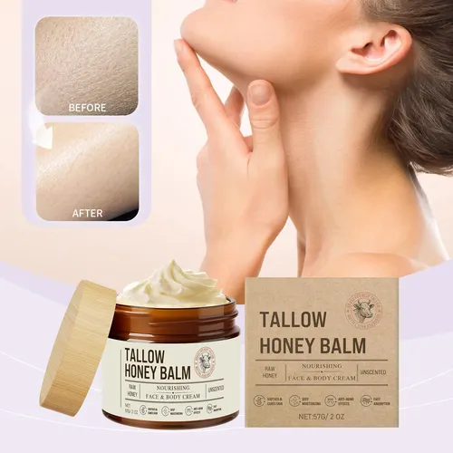 Hidratante De Sebo Bovino Para Alimentación Facial Con Bálsamo