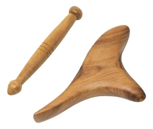 2026f2 Herramientas De Reflexología Madera Para Masaje Facia