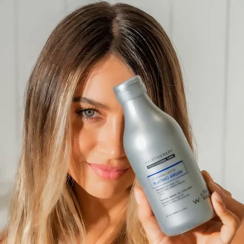 Shampoo Platino Argán X 1000 Ml. Hairtherapy