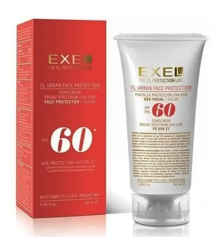 Protector Solar Con Color Exel Facial Factor 60 Fps 50ml
