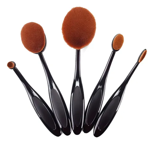 Set X 5 Brochas Oval Profesionales Excel