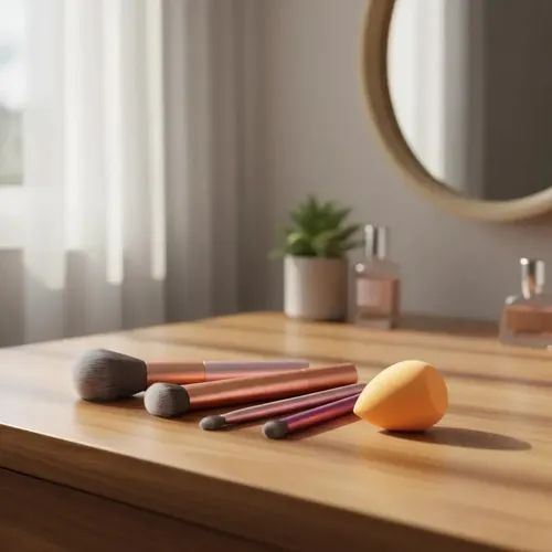 Set De Brochas Esenciales Para Maquillaje Generic 5 Piezas