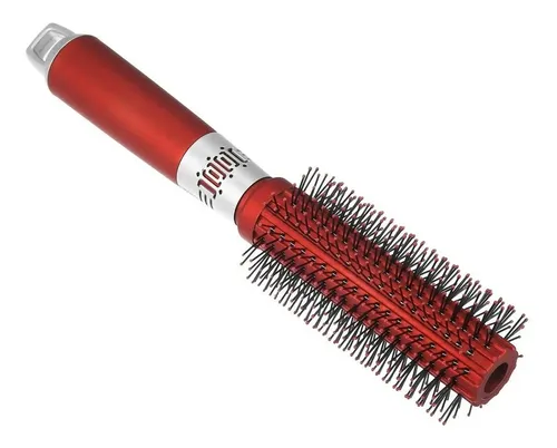 Peines Cepillo Redondo Para Cabello Húmedo Y Seco Rojo
