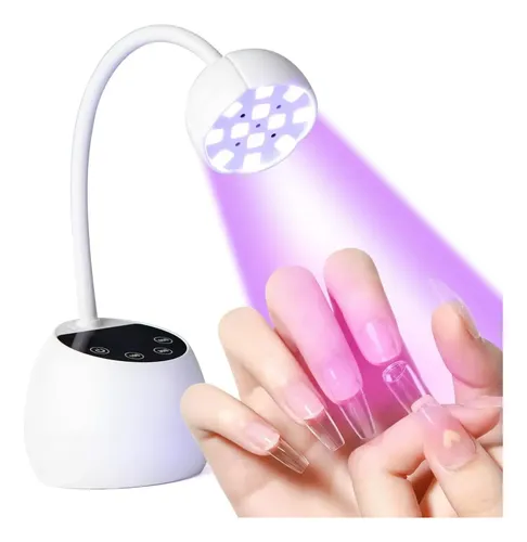 Cabina Lampara Inalambrica Flor, Tactil Uv Led 36 W Soft Gel