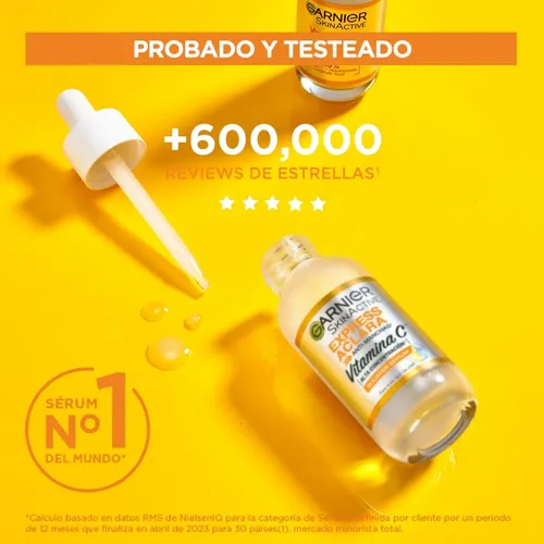 Garnier Serum Iluminador Vitamina C Niacinamida 30ml Vegana