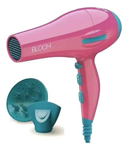 Secador de pelo Gama Italy Bloom Ceramic Ion 2000 W, color rosa,