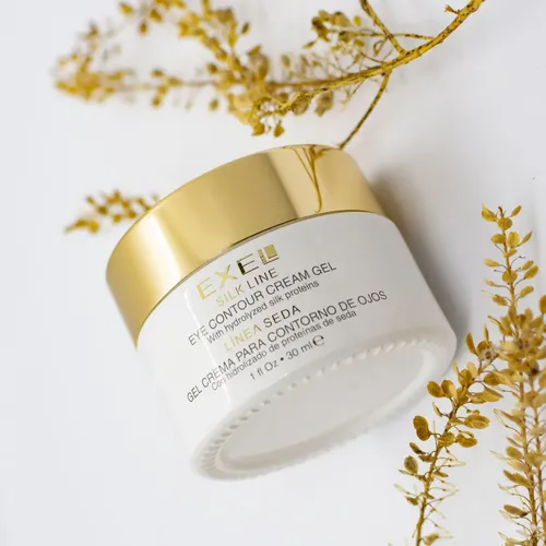 Gel Crema Contorno Ojos Exel Seda 30mL Para Todo Tipo De Piel