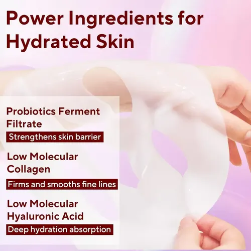 Kit 8 Mascarillas Faciales Hidratantes Con Biocolágeno