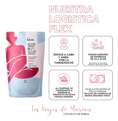 Repuesto Crema Cuerpo Mora Roja Y Jabuticaba Tododia Natura