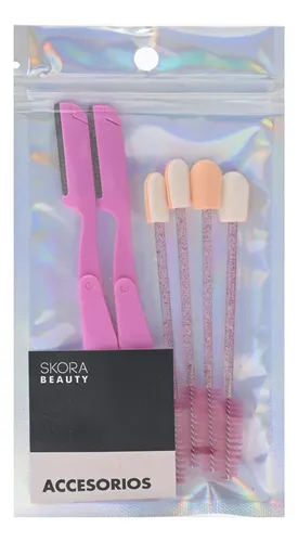 Set Cepillo Cejas Aplicador Sombras Y Perfilador X6 38873