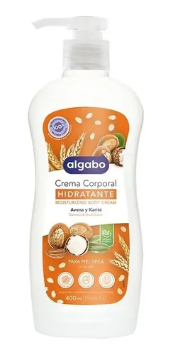 Crema Corporal Avena Y Karite 400ml Algabo Tipo de envase Con válvula