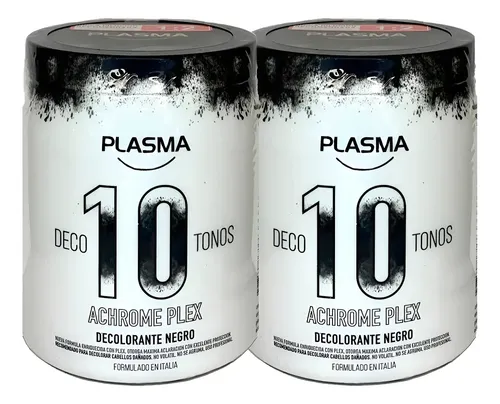 2 Polvos Decolorantes 10 Tonos Plasma Con Plex 500grs