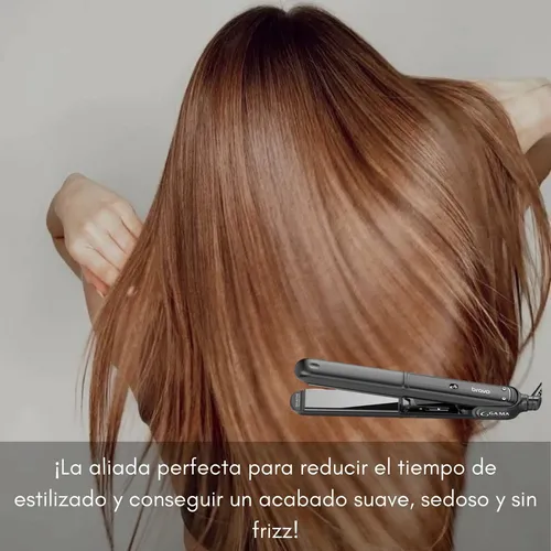 Plancha Pelo Gama Bravo Placas Titanio Oxy Active Antifrizz