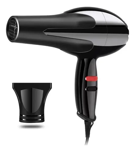 Secador De Pelo Cabello 1800 Económico 2 Velocidades Negro