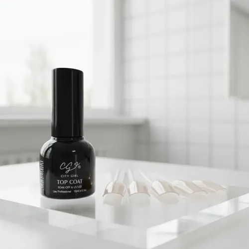 Top Coat City Girl 10ml Uv/led Semipermanente Profesional