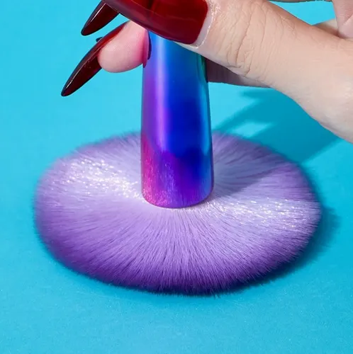 Colorful 5-piece Makeup Brush Set For Eyeshadow And Detail
