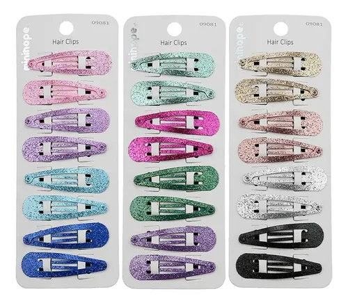 Minihope Snap Pinzas Para El Pelo Para Las Mujeres.snap Clip