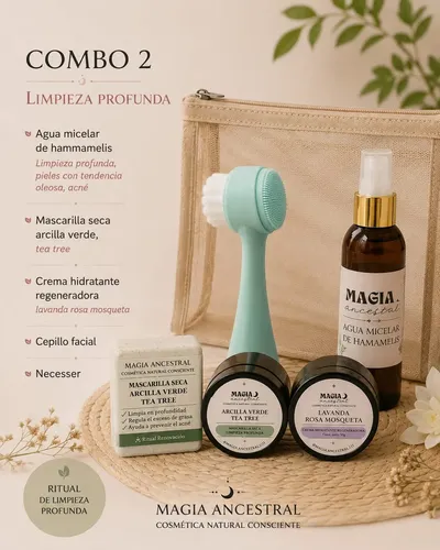 Tea Tree, Arcilla,skin Care, Limpieza Facial,cosmet Natural
