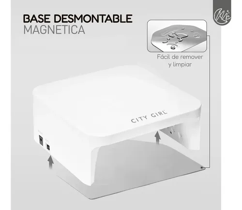 Kit Uñas Semipermanente City Girls Cabina Inalámbrica 72wats