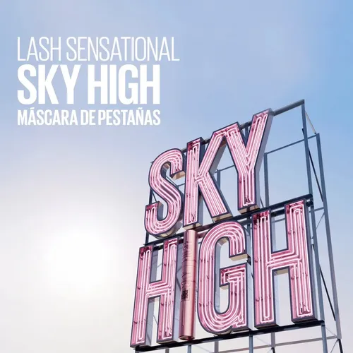 Mascara De Pestañas Lash Sensational Sky High Very Black 7.2ml Maybelline